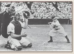 Little person Eddie Gaedel bats for the St. Louis Browns in 1951