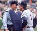 Billy Martin arguing with an umpire